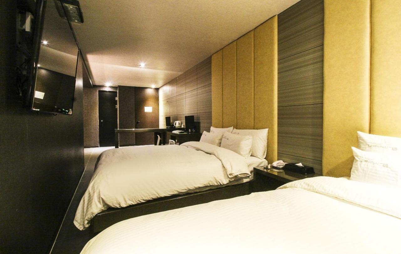 Haeundae Yeoubi Hotel Busan Bagian luar foto